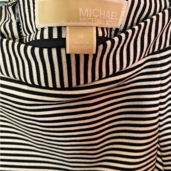 Michael Michael Kors Striped A-Line Mini Skirt 4 - Picture 5 of 6